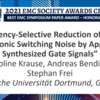 Urkunde Best EMC Symposium Paper Award in honorable mention der EMC + SIPI 2021