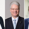 Portaits Prof. Christian Rehtanz, Prof. Christian Wietfeld, Prof. Christoph Weber