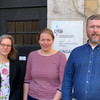 Nele McElvany, Alyssa Grecu und Michael Becker beim NEPS Masterplantreffen in Bamberg im Februar 20244