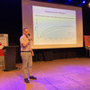 René Westerholt presenting a short paper at AGILE 2023 in Delft