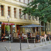 A café in a side street.