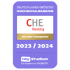 Seal for the participation of the university in the CHE ranking 2023/2024