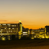 Panorama des Campus Nord bei Dämmerung